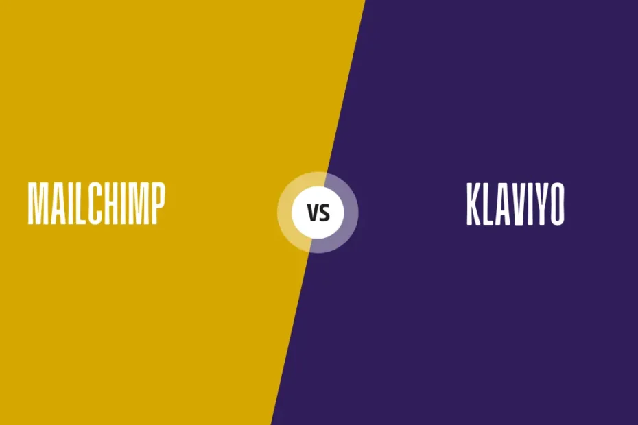 Difference Between MailChimp and Klaviyo