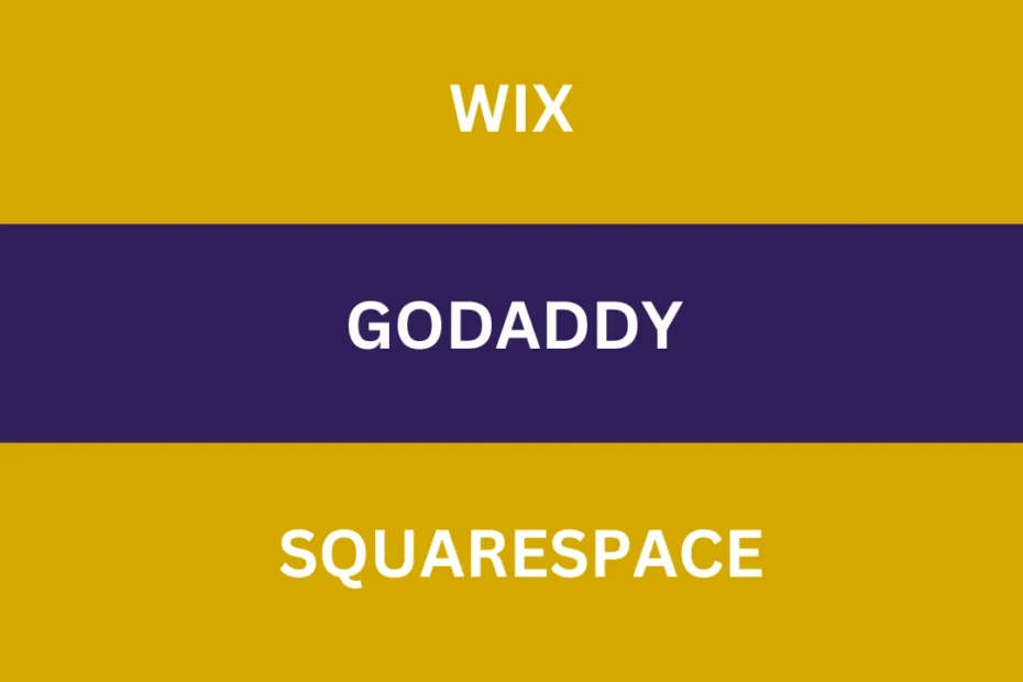 Wix vs GoDaddy vs Squarespace